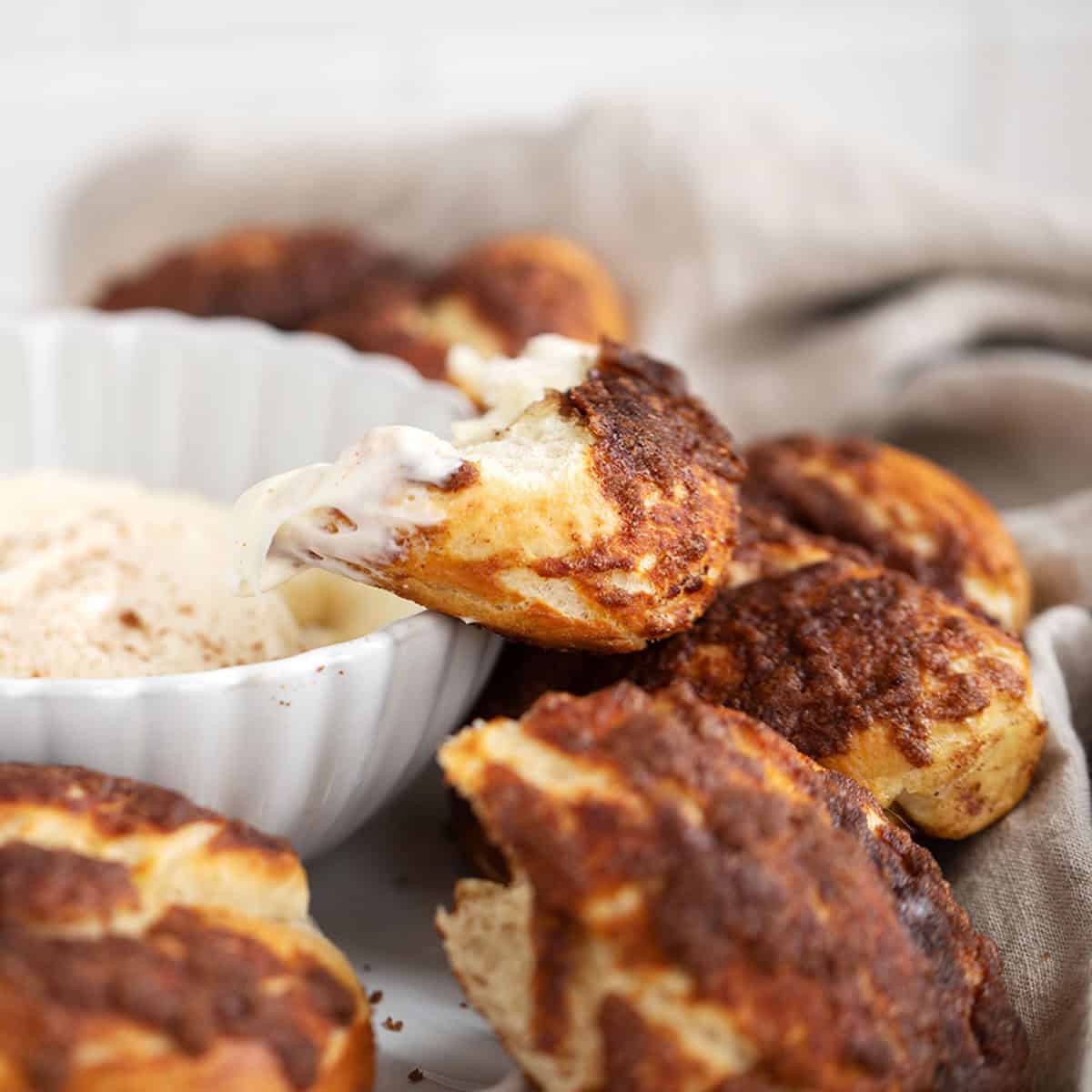 Cinnamon Crunch Soft Pretzels