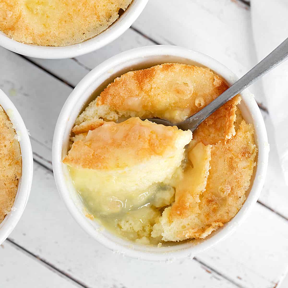Lemon Pudding Cake Pie