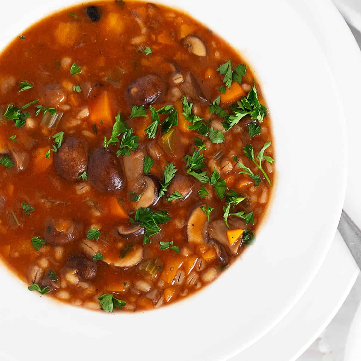 Mushroom Barley Soup