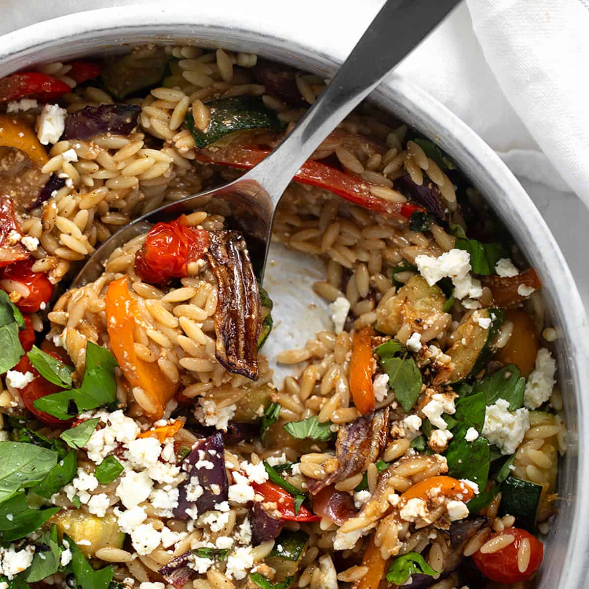 Roasted Vegetable Orzo