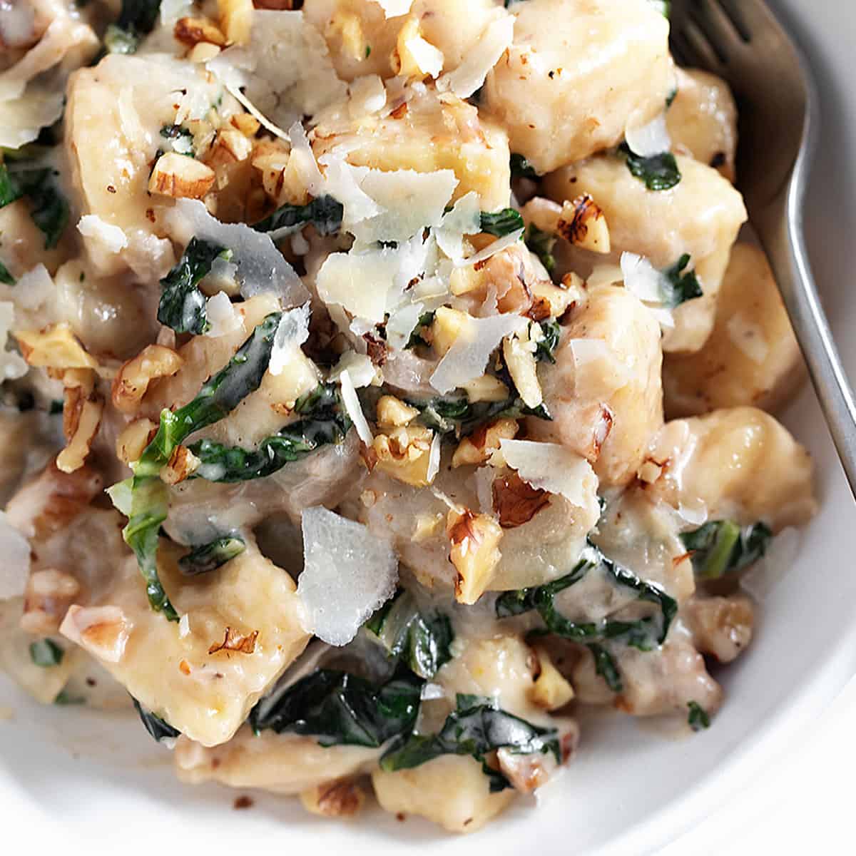 Pear and Walnut Gnocchi