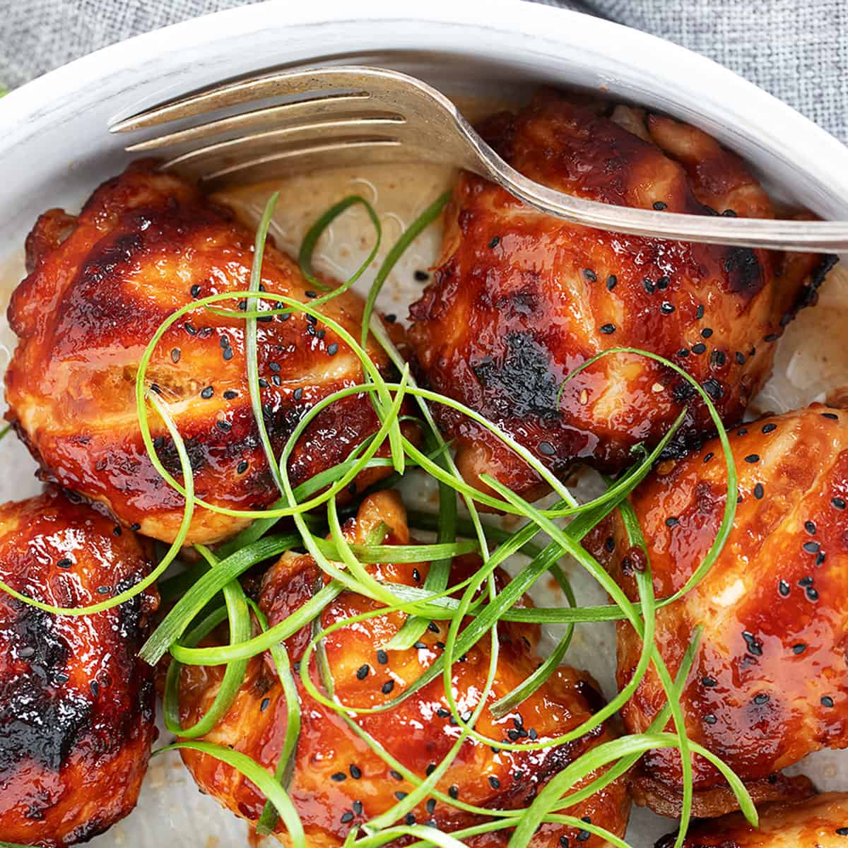 Honey Soy Chicken Thighs