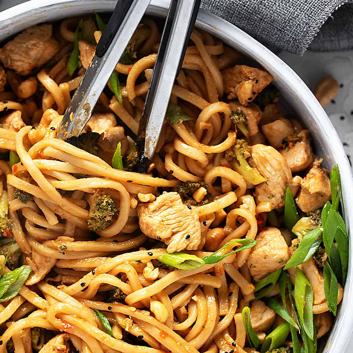 Chicken Cashew Noodles