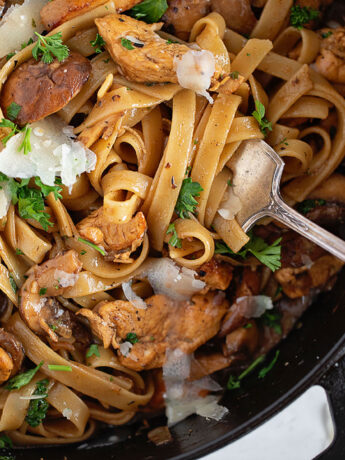 Chicken Marsala Fettuccine