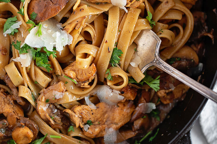 Chicken Marsala Fettuccine
