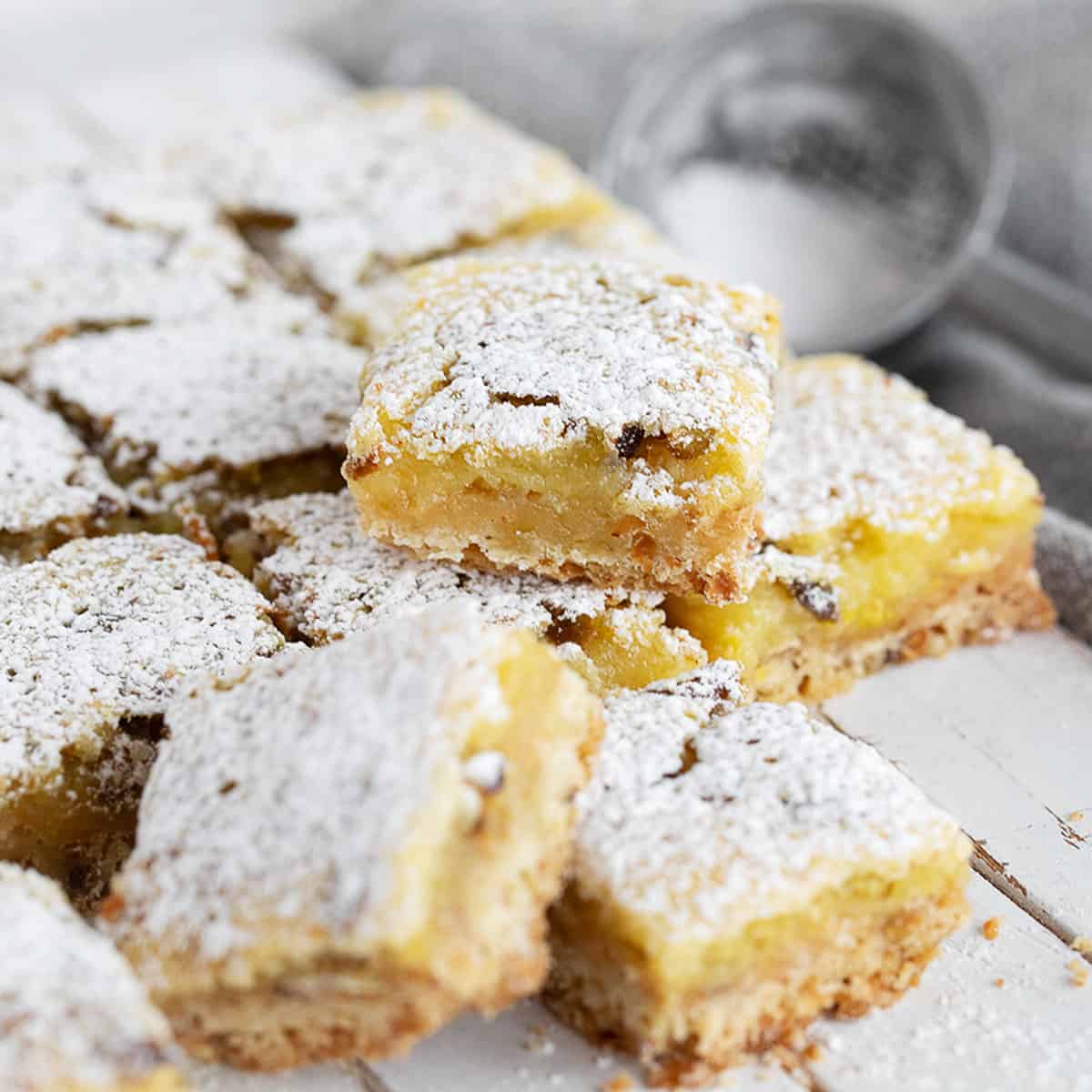 Lemon Pistachio Squares